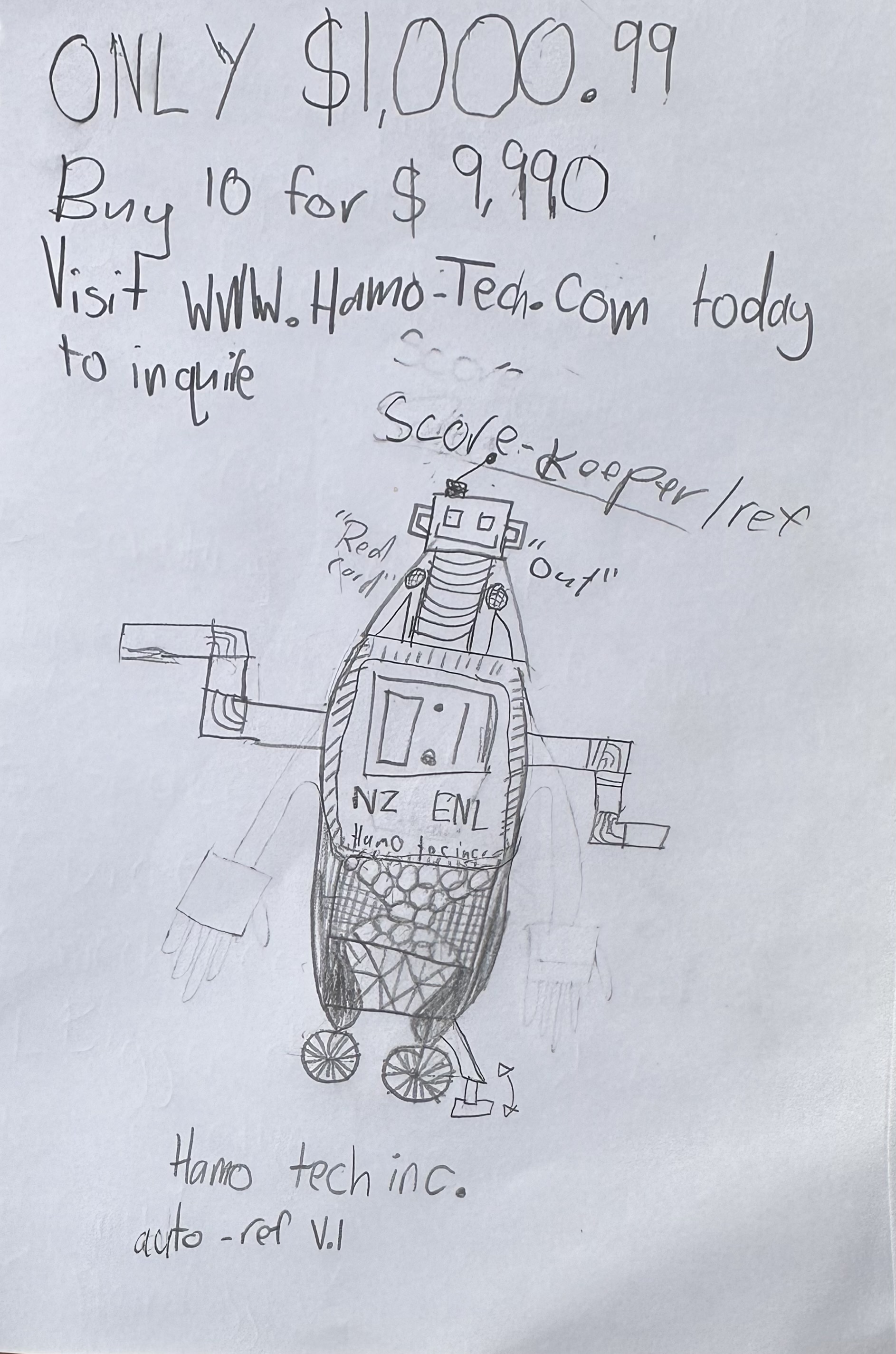 Score-Keeper Tex - Entry-Level Commercial Robot